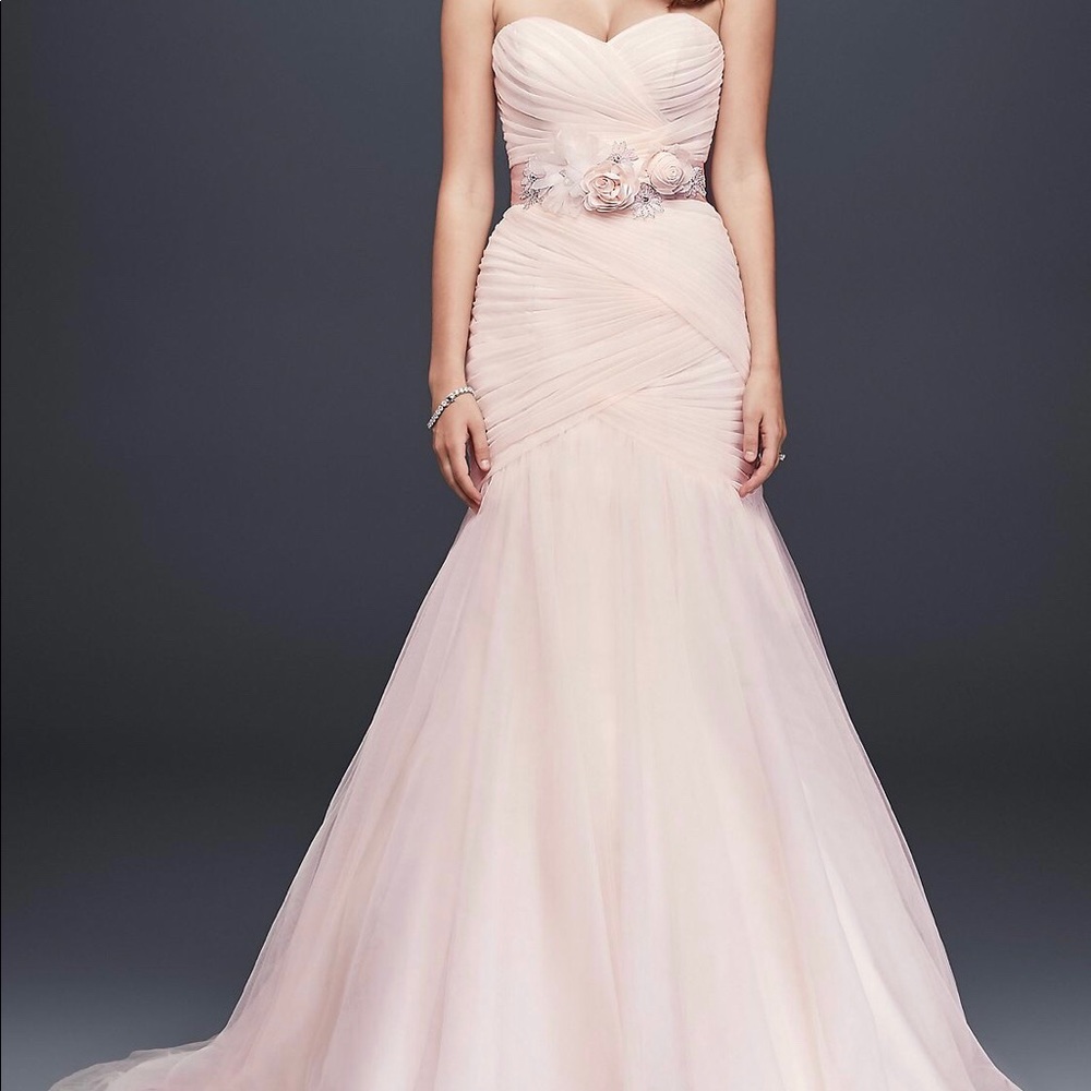 Strapless Tulle Mermaid Wedding Dress